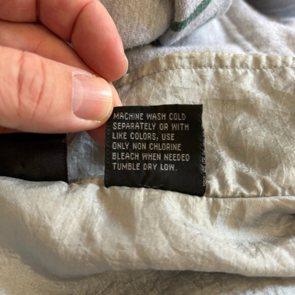 Vintage Winner Gray and Black Color Block Men's Windbreaker Size XL - Picture 5 of 9